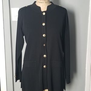 Exclusively Misook button accent Jacket